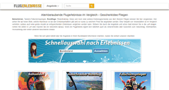 Desktop Screenshot of flugerlebnisse.com